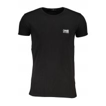 CAVALLI CLASS Ανδρικό Κοντομάνικο T-shirt με Λογότυπο Μαύρο, QXO03AJD003