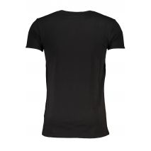 CAVALLI CLASS Ανδρικό Κοντομάνικο T-shirt με Λογότυπο Μαύρο, QXO03AJD003