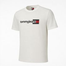 TOMMY HILFIGER Ανδρικό Κοντομάνικο T-Shirt Λευκό, DM0DM23406