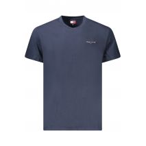 TOMMY HILFIGER ανδρικό κοντομάνικο T-shirt μπλε DM0DM21780