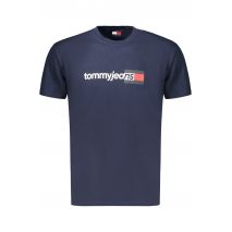 TOMMY HILFIGER Ανδρικό Κοντομάνικο T-Shirt Μπλε, DM0DM23406