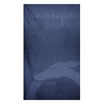 TRUSSARDI Ανδρική Πετσέτα Θαλάσσης Μπλε, 88 x 190 cm, TRU2MTW01