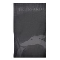 TRUSSARDI Ανδρική Πετσέτα Θαλάσσης Μαύρη, 88 x 190 cm, TRU2MTW01