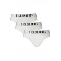 BIKKEMBERGS Ανδρικά Σλιπ 3-Pack Λευκά BKK1USP10TR
