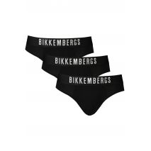 BIKKEMBERGS Ανδρικά Slip 3 Pack Μαύρο BKK1USP10TR