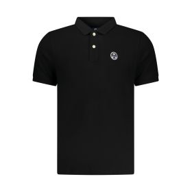 NORTH SAILS Ανδρική Κοντομάνικη Μπλούζα Polo Μαύρη 995000000_NE0999