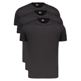 NORWAY 1963 Ανδρικό T-Shirt Σετ 3 Τεμαχίων Μαύρο 866000