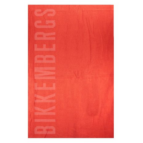 BIKKEMBERGS Πετσέτα Θαλάσσης Κόκκινη 90 x 168 cm, BKK26MTW02F