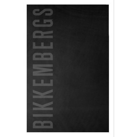BIKKEMBERGS Πετσέτα Θαλάσσης Μαύρη 90x168 cm, BKK26MTW02