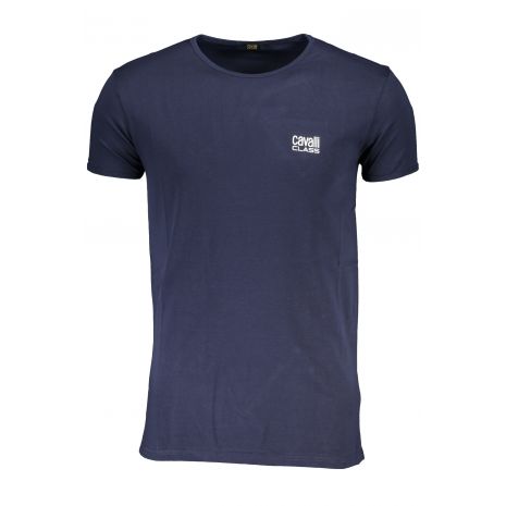 CAVALLI CLASS Ανδρικό Κοντομάνικο T-Shirt Μπλε, QXO03AJD003
