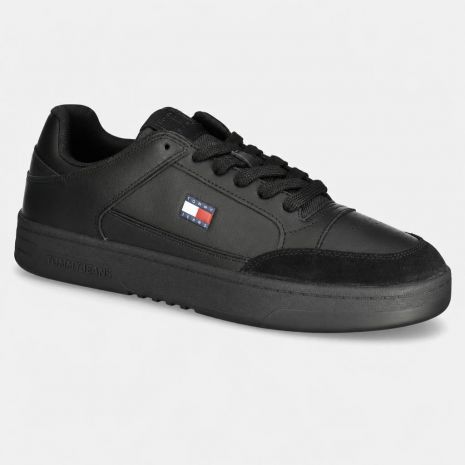 TOMMY HILFIGER Ανδρικά Μαύρα Sneakers EM0EM01792