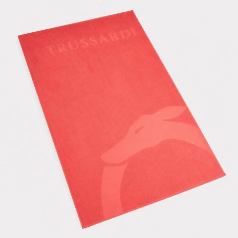 TRUSSARDI Γυναικεία Πετσέτα Θαλάσσης TRU2MTW01F_RO11RED Κόκκινη 88x190 cm