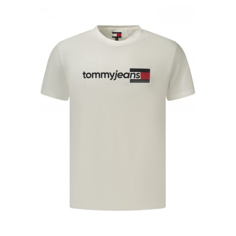 TOMMY HILFIGER Ανδρικό Κοντομάνικο T-Shirt Λευκό, DM0DM23406