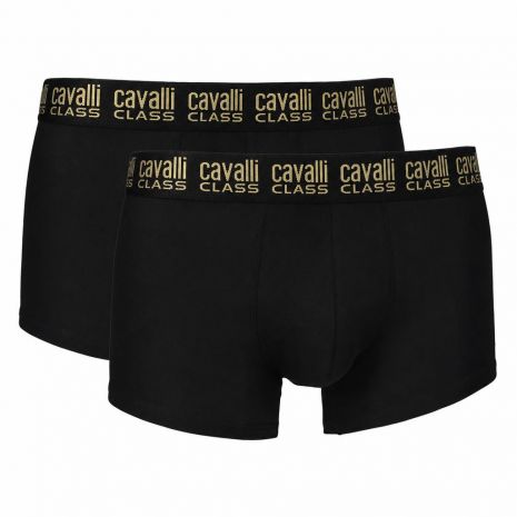 CAVALLI CLASS Ανδρικά  Μπόξερ Σετ 2 Τεμαχίων Μαύρο QXO01FJD003